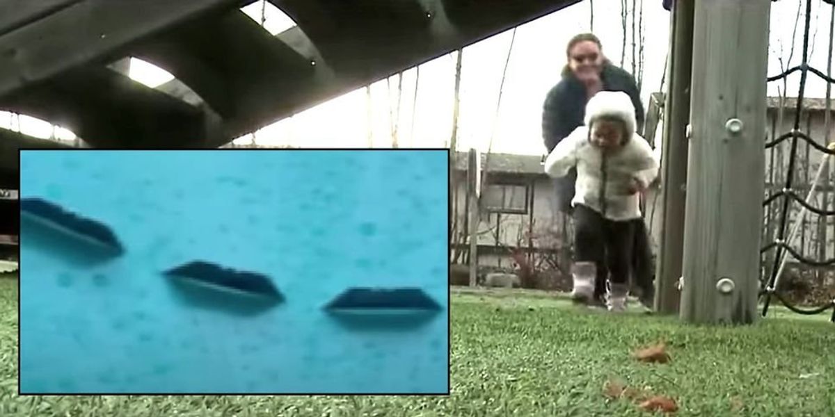 NextImg:Mom finds razor blades affixed on slide at child park moments before her 3-year-old daughter was going to slide down