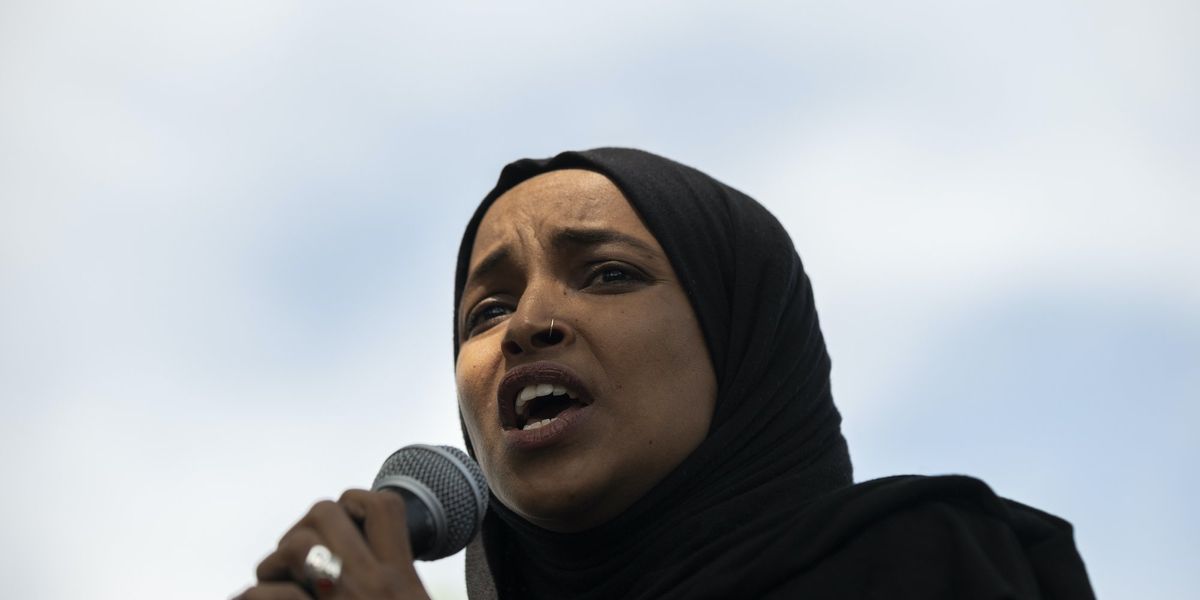 NextImg:Ilhan Omar responds to report that terrorist rocket misfire landed on Gaza hospital after she blamed Israel