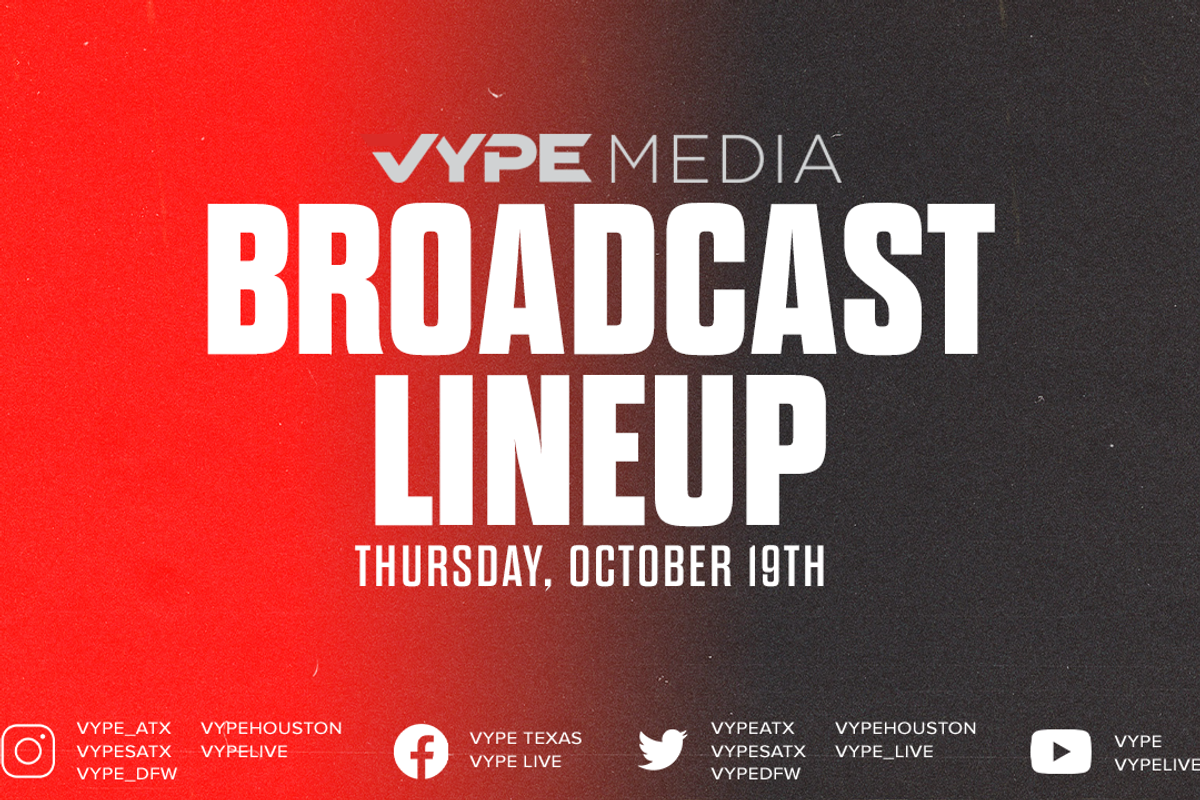 VYPE Live Lineup - Thursday 10/19/23