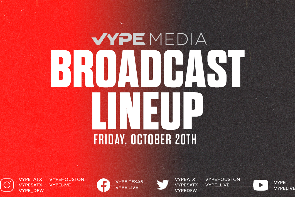VYPE Live Lineup - Friday 10/20/23