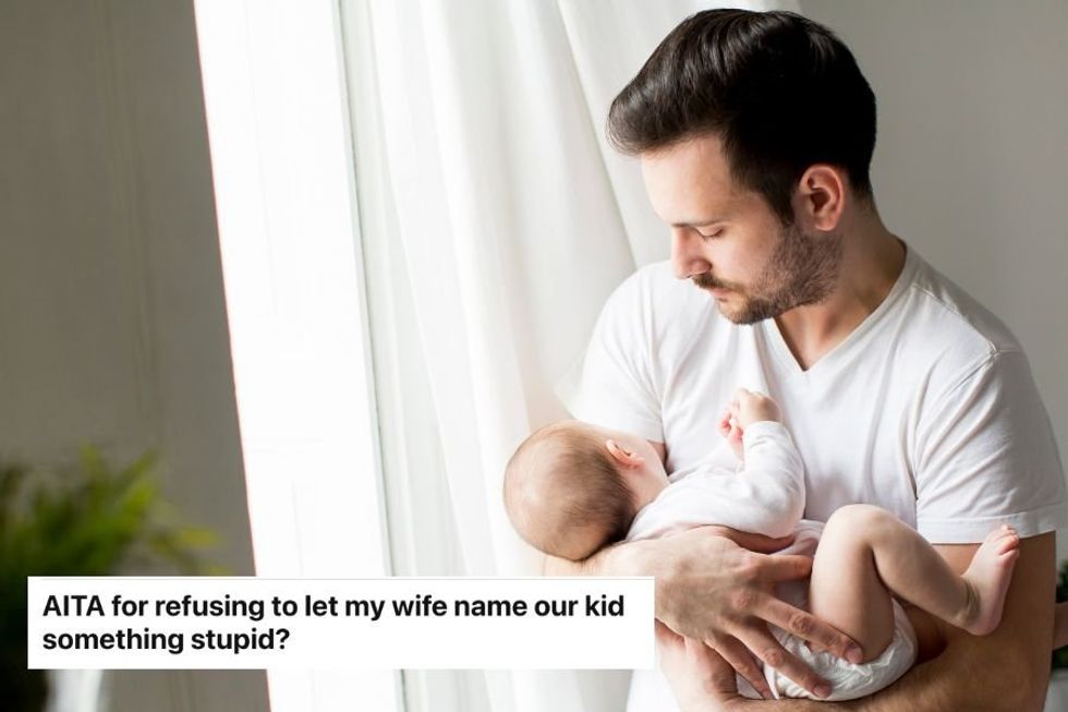 Husband asks the world for help after fallout from wife's secret choice of 'horrible' baby name