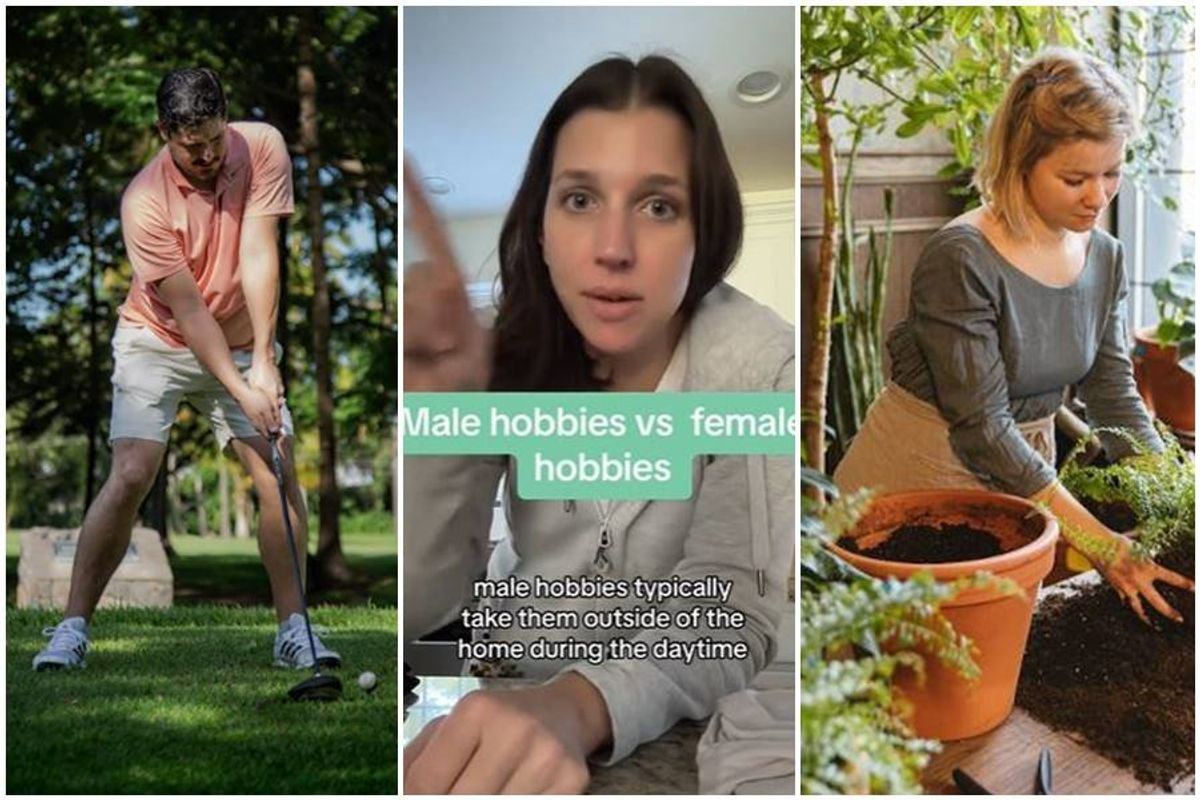 male hobbies, female hobbies, double standards