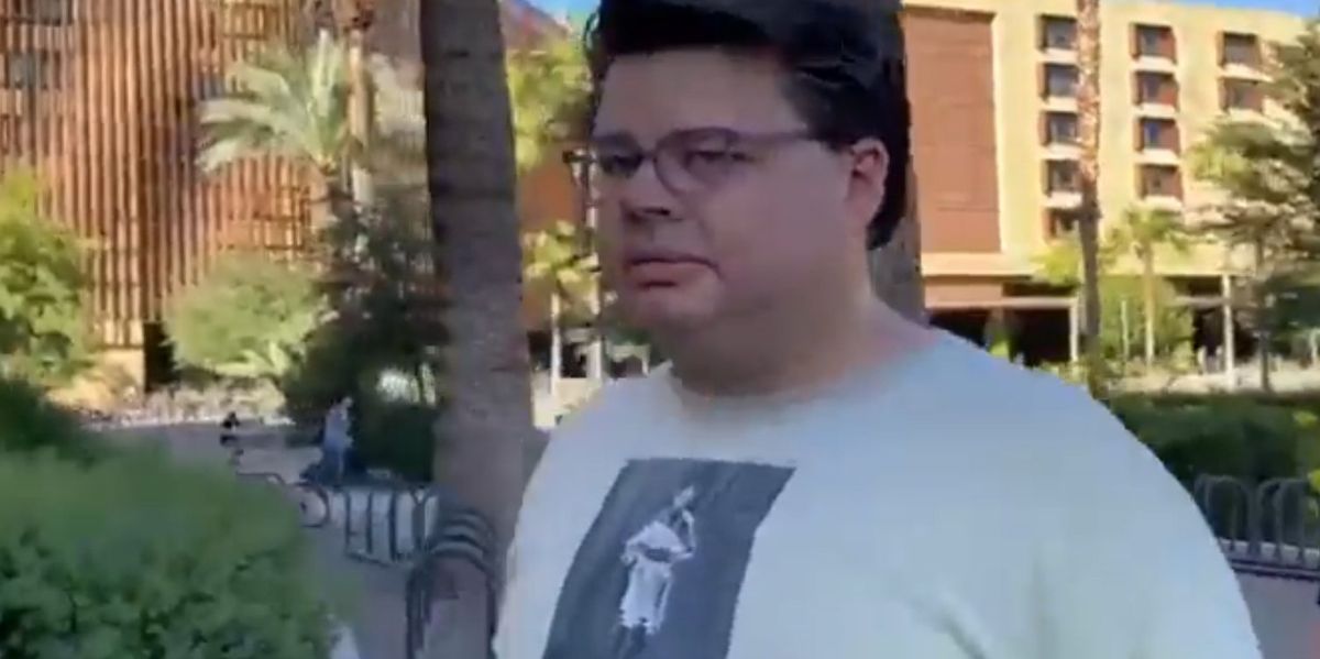 NextImg:Surveillance footage shows ASU staff member attack a Turning Point USA cameraman. The university appears keen to paint employee as a victim.