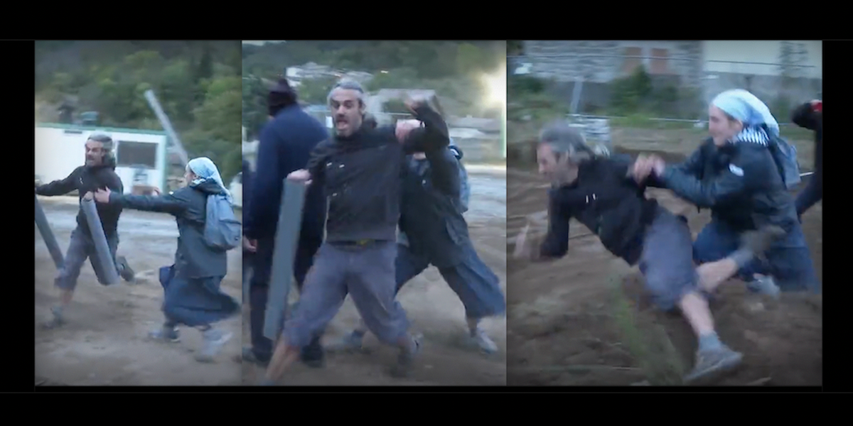 Video: Nun tackles male climate extremist trying to disrupt Catholic religious center construction in France: 'The Giants need to draft her'