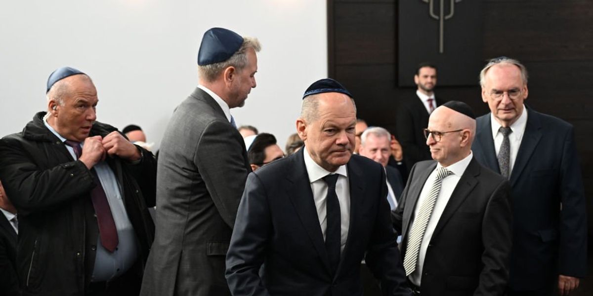 NextImg:German leaders express outrage over increase in antisemitism amid war in Middle East