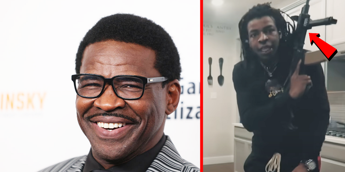 NextImg:NFL Hall of Famer calls out his son's fake gangster rap persona: 'You grew up in a gated community your whole life!'