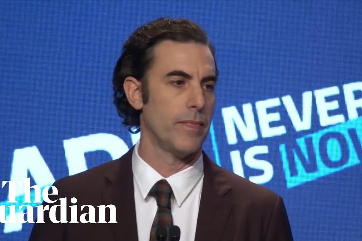 Why Sacha Baron Cohen Called Twitter, Youtube, and Facebook "the Greatest Propaganda Machine in History"