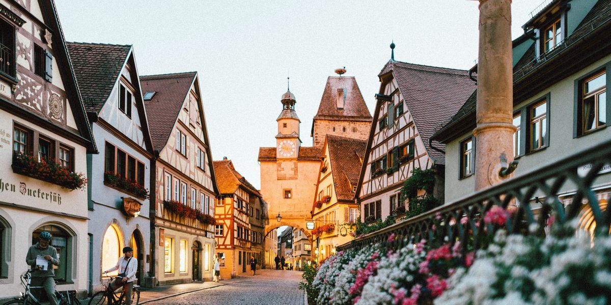 The norther Bavarian town of Rothenburg ob der Tauber