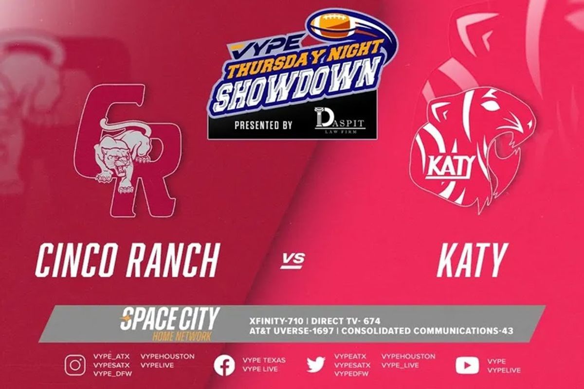VYPE TNS Highlights Presented by Daspit Law Firm: Cinco Ranch vs. Katy