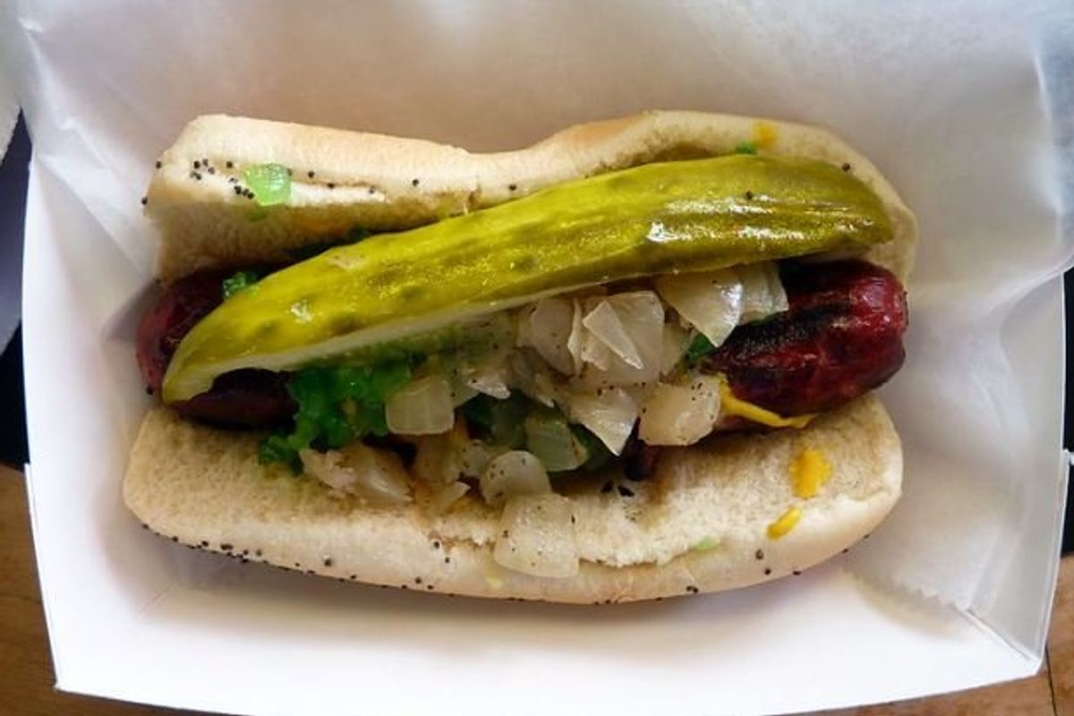 polish-style hot dog, jalen tart, reporters