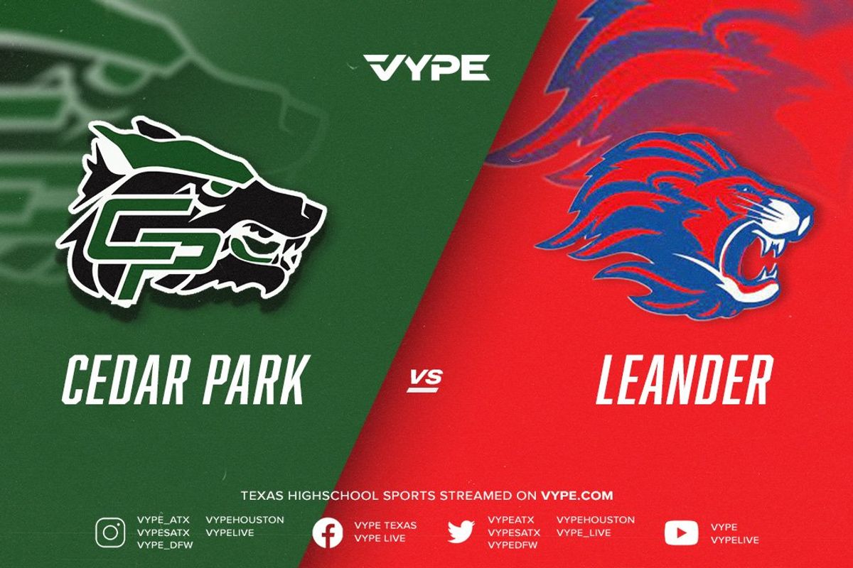 7PM - Football: Cedar Park vs. Leander
