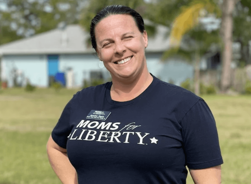 Moms For Liberty Activist Pushed Anne Frank Book Ban -- And Joined Antisemitic Broadcast
