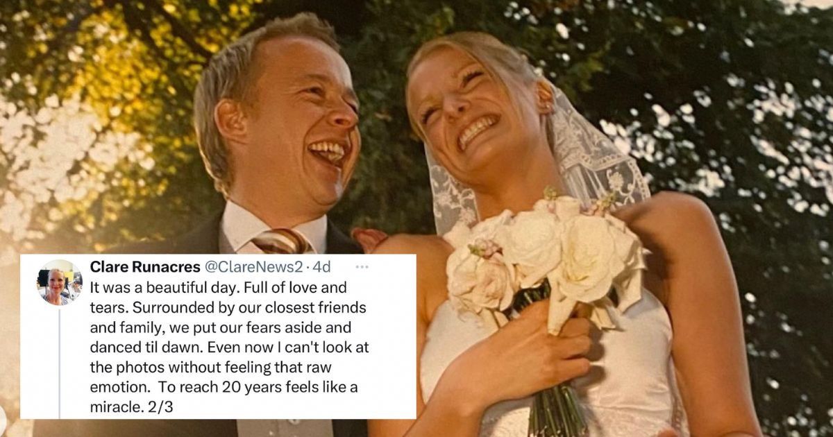 Bride Diagnosed With Cancer Celebrates 20 Years Of Marriage - Upworthy