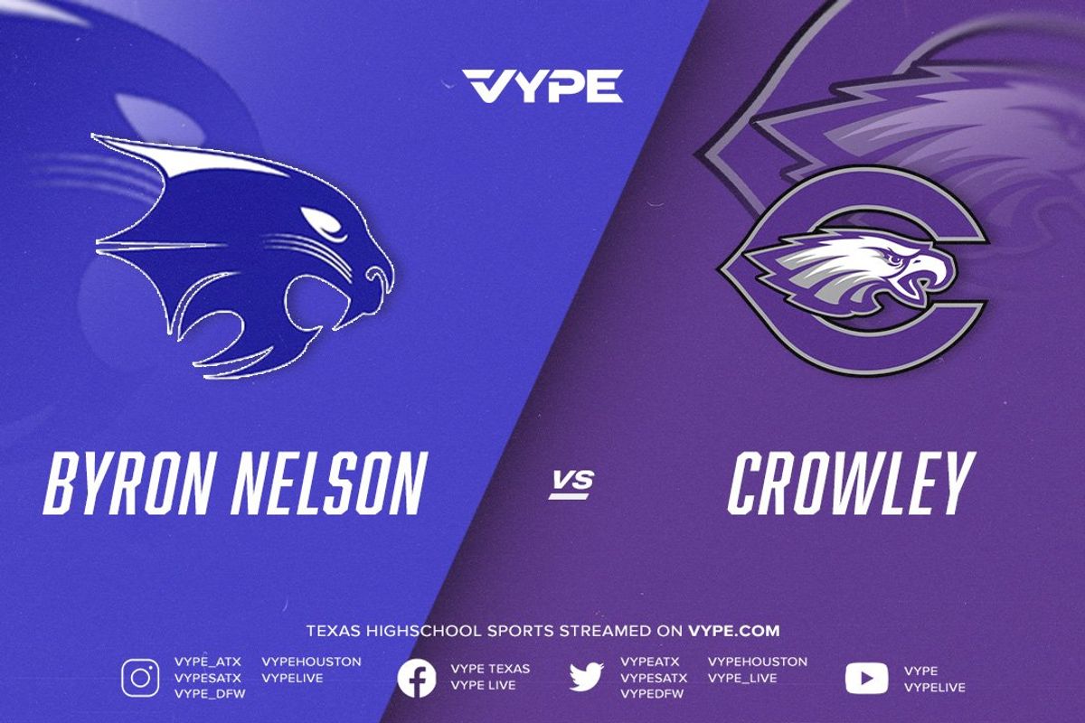 7PM | NFHS – 6A-II Football Bi-district playoffs: Byron Nelson vs. Crowley