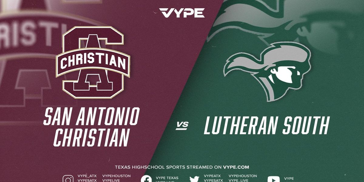 7PM TAPPS Football, Area playoffs San Antonio Christian vs. Lutheran