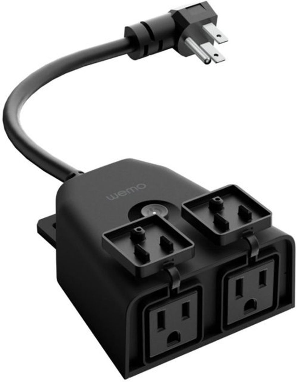 a product shot of Wemo outdoor plug