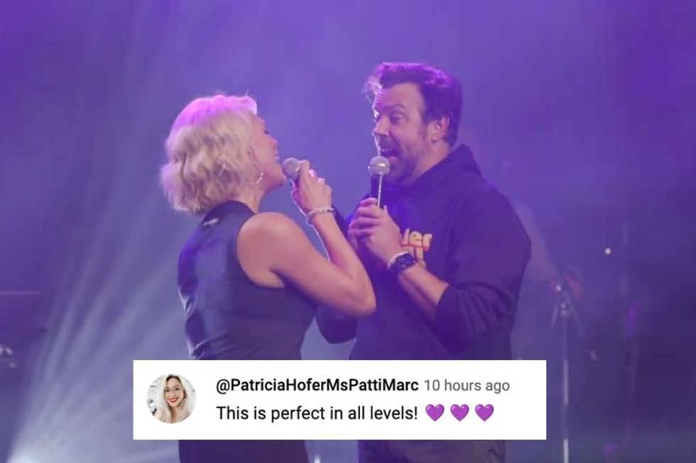 Jason Sudeikis and Hannah Waddingham reunited to sing a surprisingly great cover of 'Shallow'