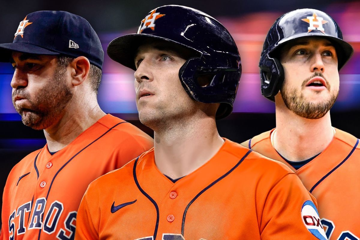 Astros Justin Verlander, Alex Bregman, Kyle Tucker