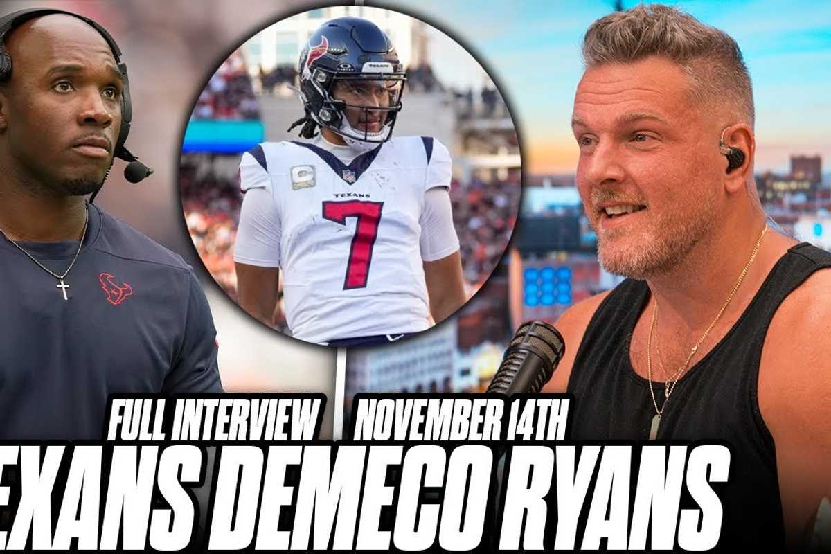 Pat McAfee Show: DeMeco Ryans shares most important thing he's seeing from Texans' CJ Stroud