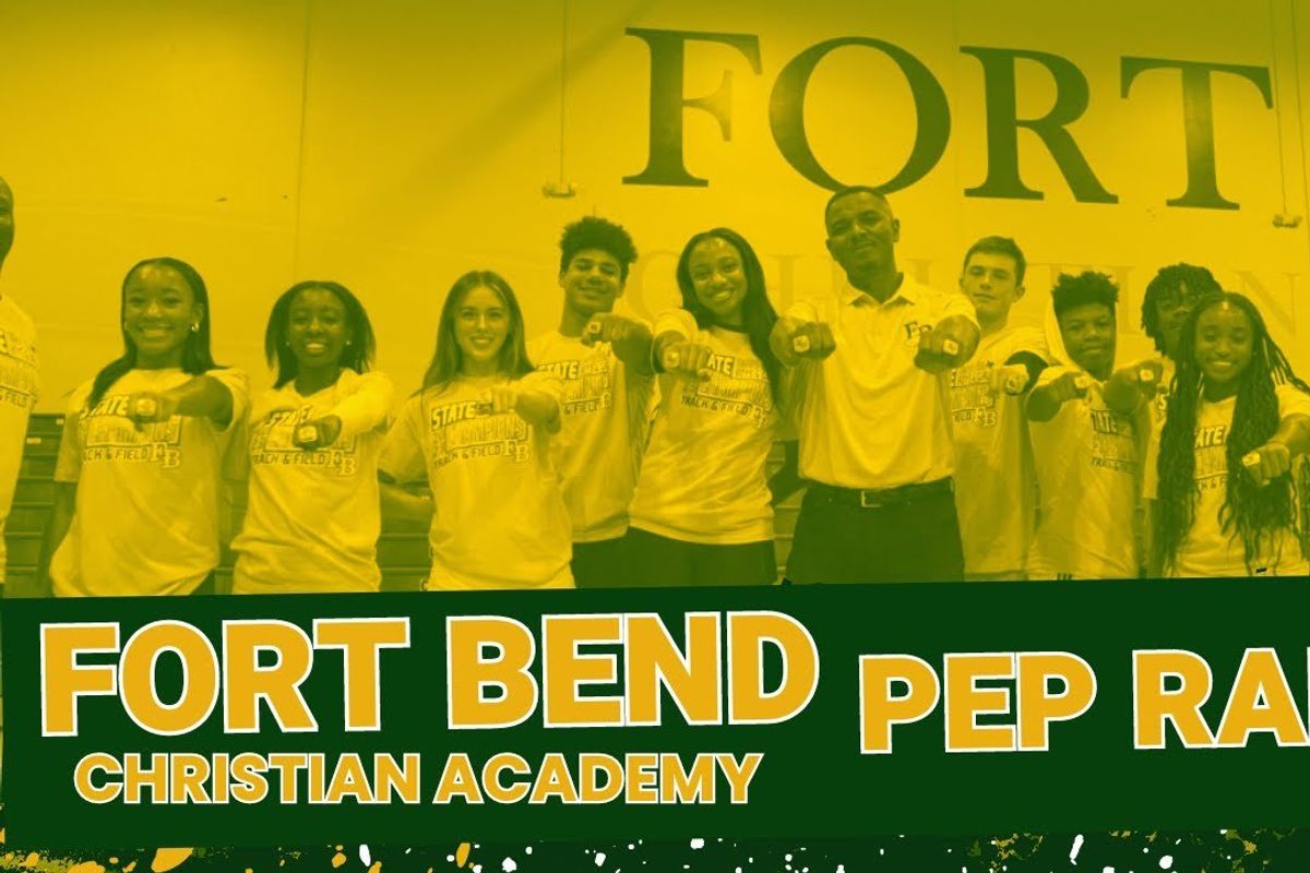 ROLL THE TAPE: Fort Bend Christian Academy Pep Rally