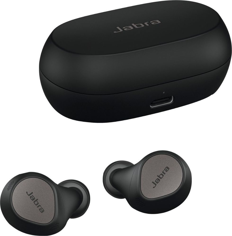 a product shot of Jabra Elite 7 Pro wireless earbuds