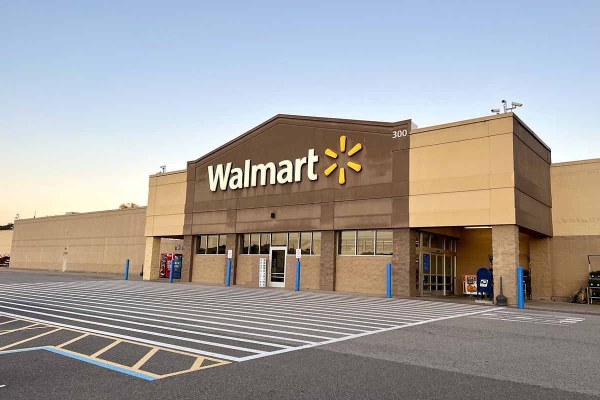 a photo of walmart store front