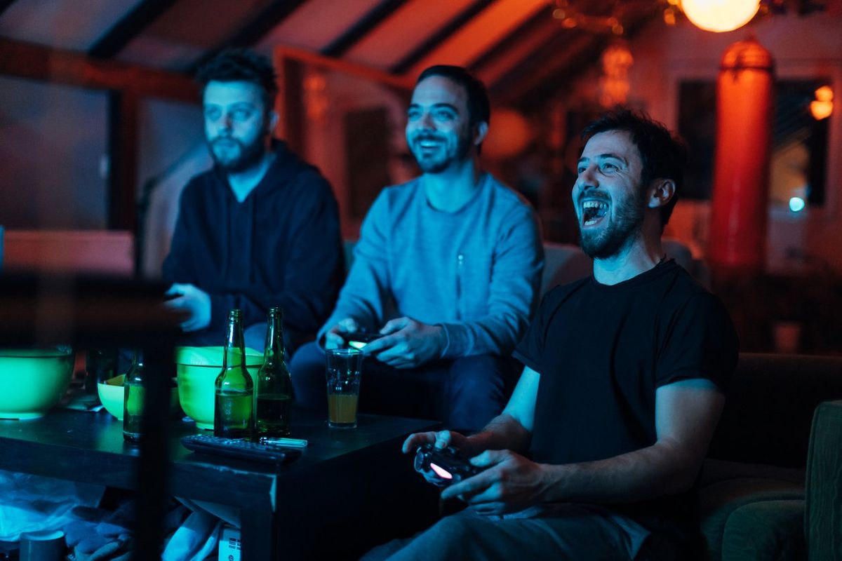 guys playing video games