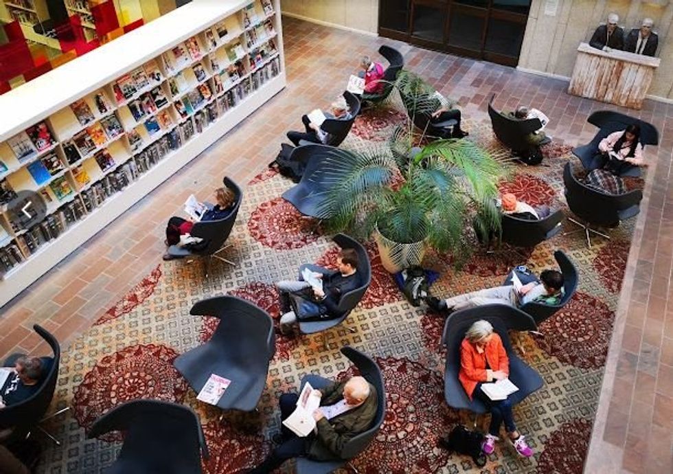 A closed Swedish library left its door open. The community reacted with pure goodness.
