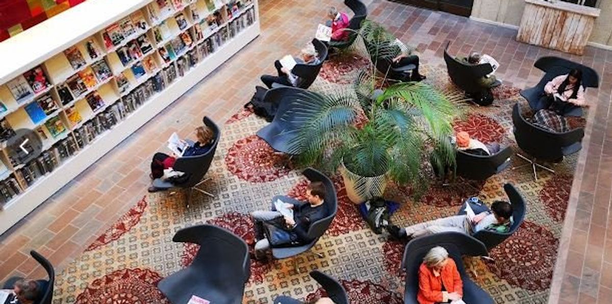 A closed Swedish library left its door open. The community reacted with pure goodness.
