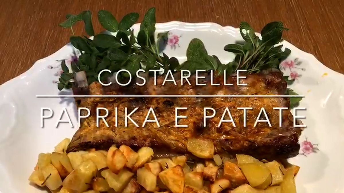 Cuciniamo insieme: costarelle, paprika e patate