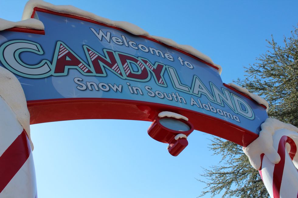 Candyland sign in Andalusia