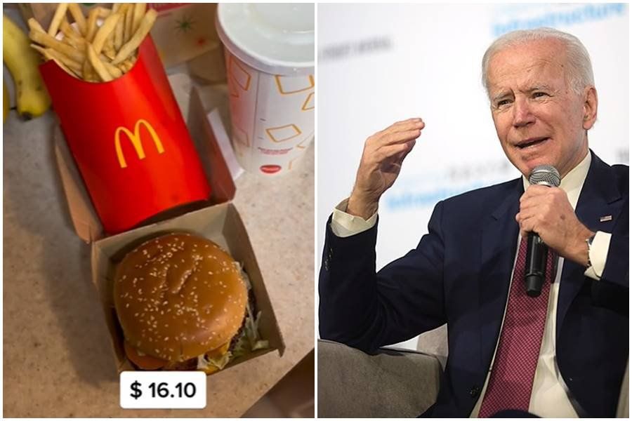inflation, joe biden, mcdonald's