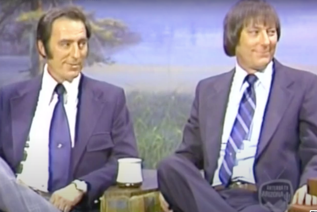 two men on the johnny carson show
