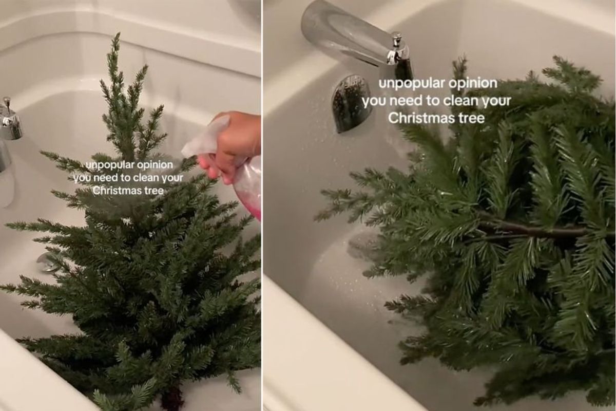 christmas tree, artificial christmas tree