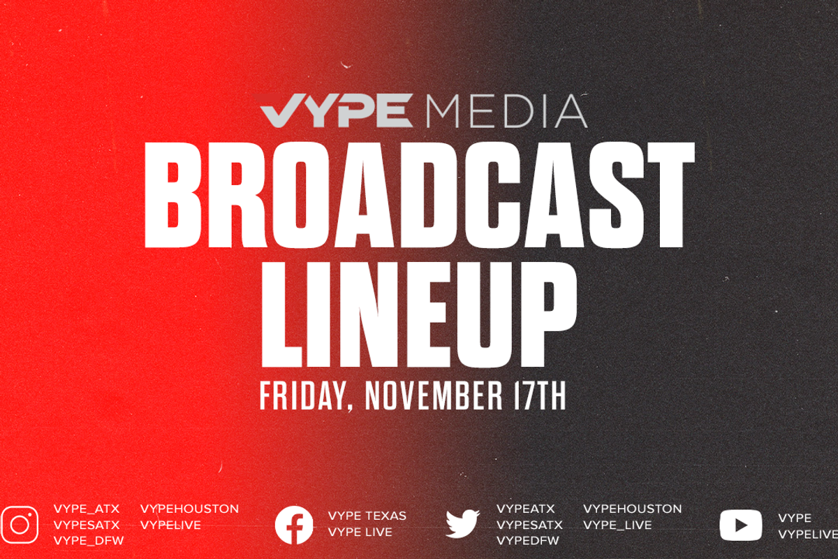 VYPE Live Lineup - Friday 11/17/23