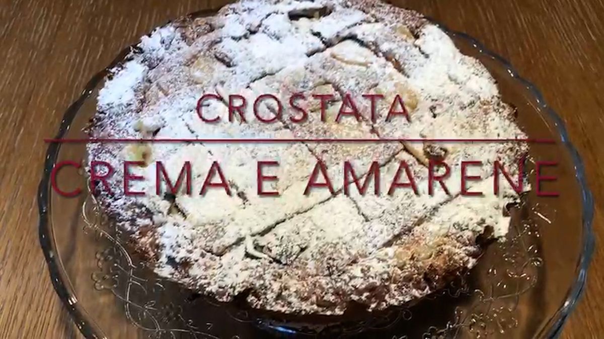 Cuciniamo insieme: crostata crema e amarene