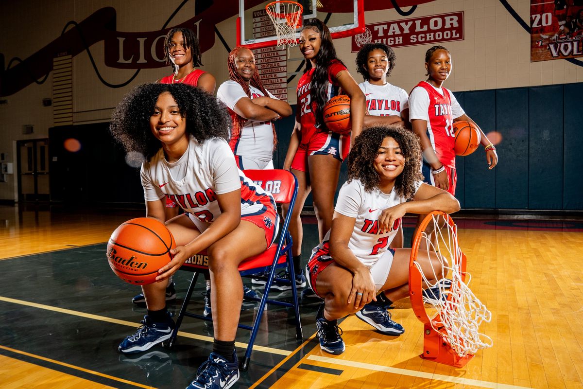 FIGHTING FOR SUPREMACY: Gray leads the pack for No. 23 Alief Taylor