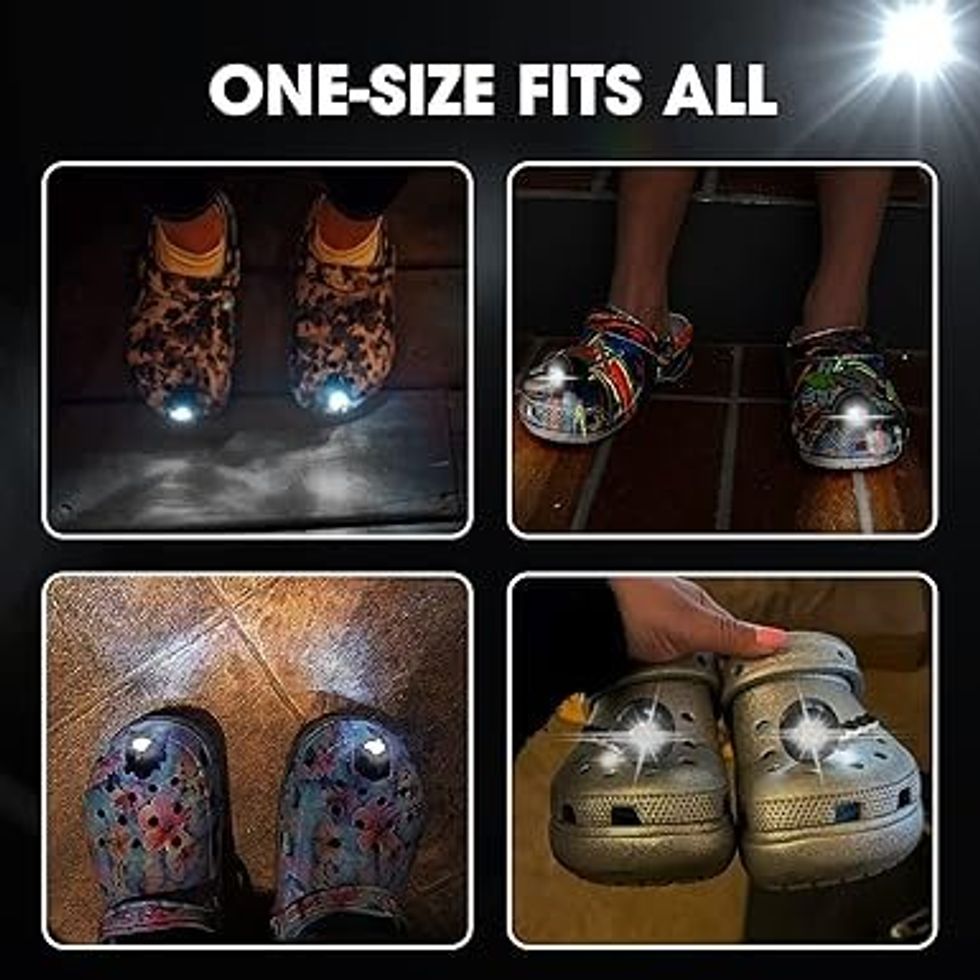 crocs with lights on them