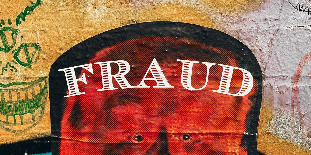 fraud themed artwork