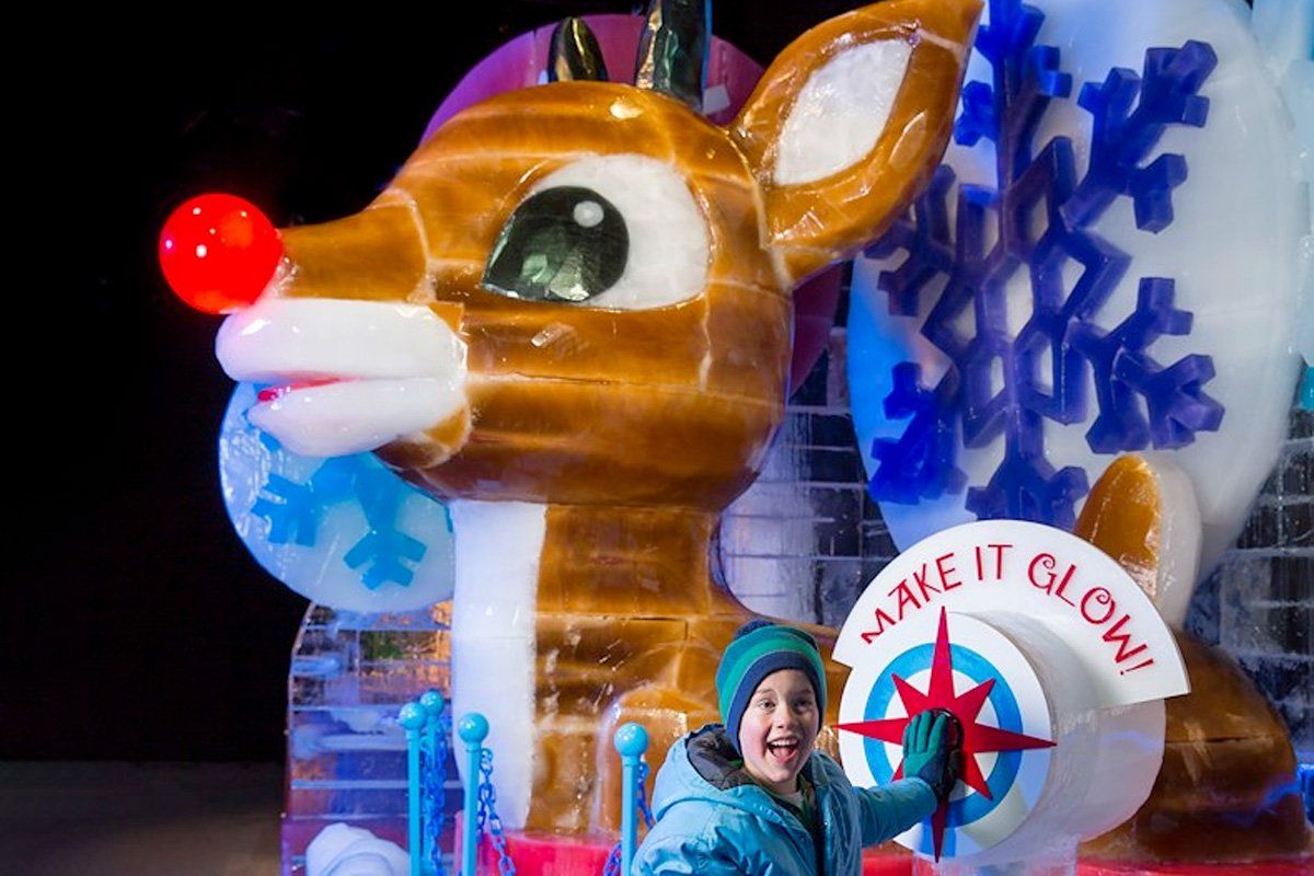 This iconic hotel transforms your favorite Christmas stories into frozen masterpieces