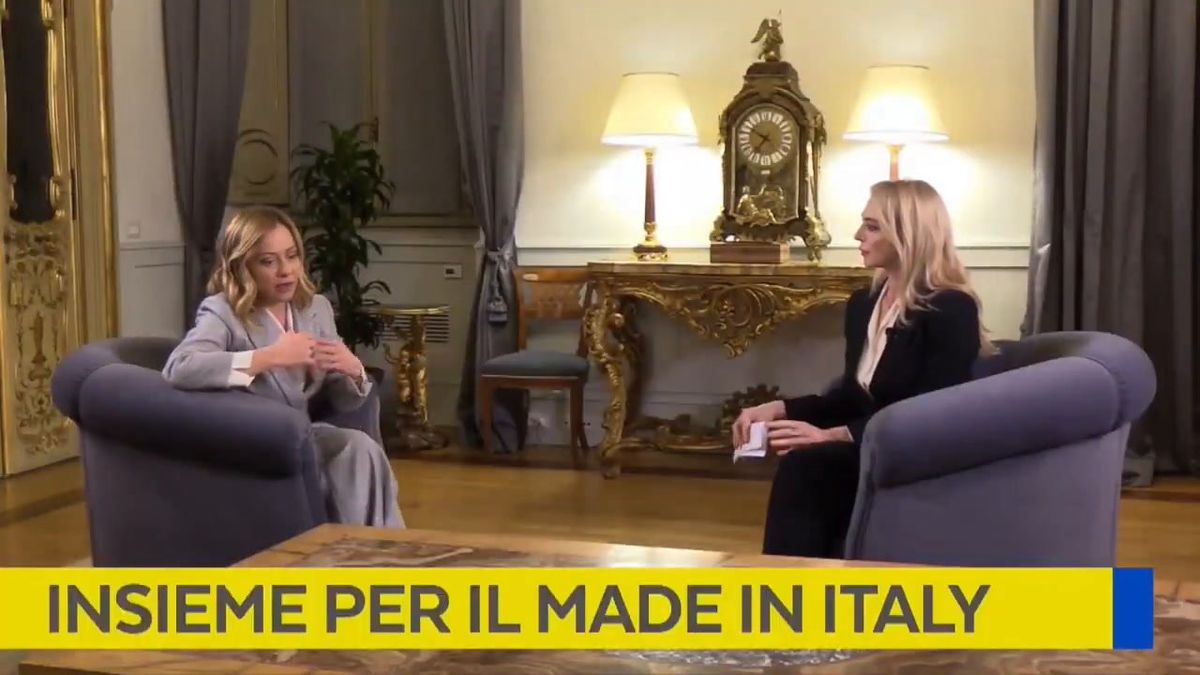 Giorgia Meloni al Tg Poste: bilancio di un anno di governo e le sfide dell'Italia