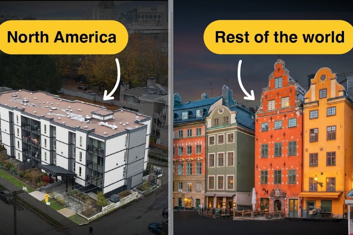 apartments, urban planning, europe vs. america