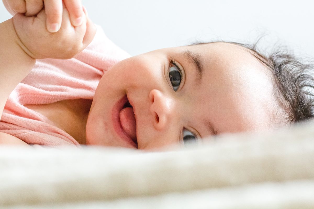 smiling baby