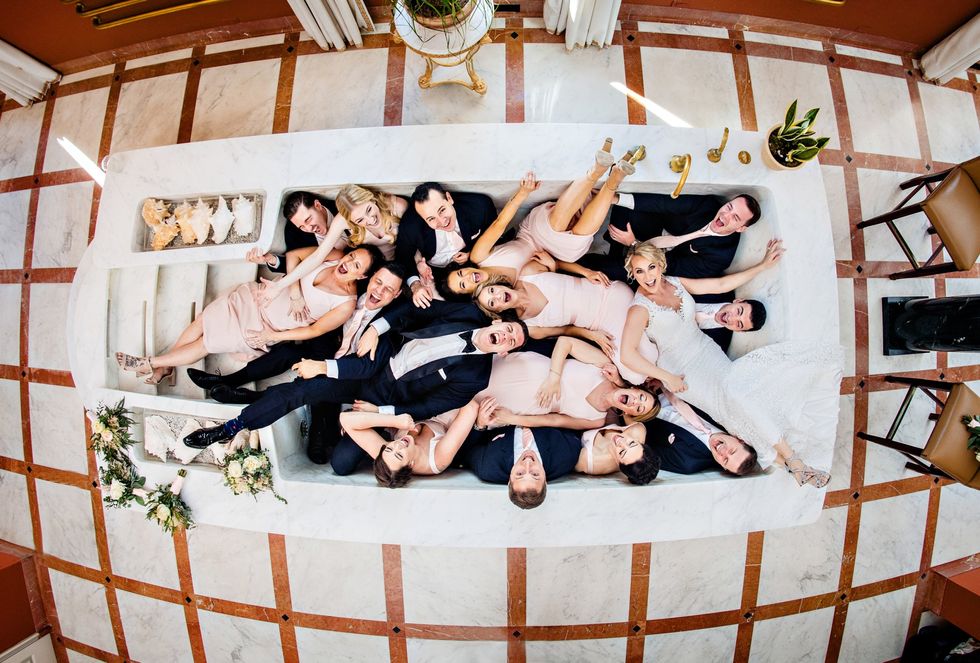 bridal party photo