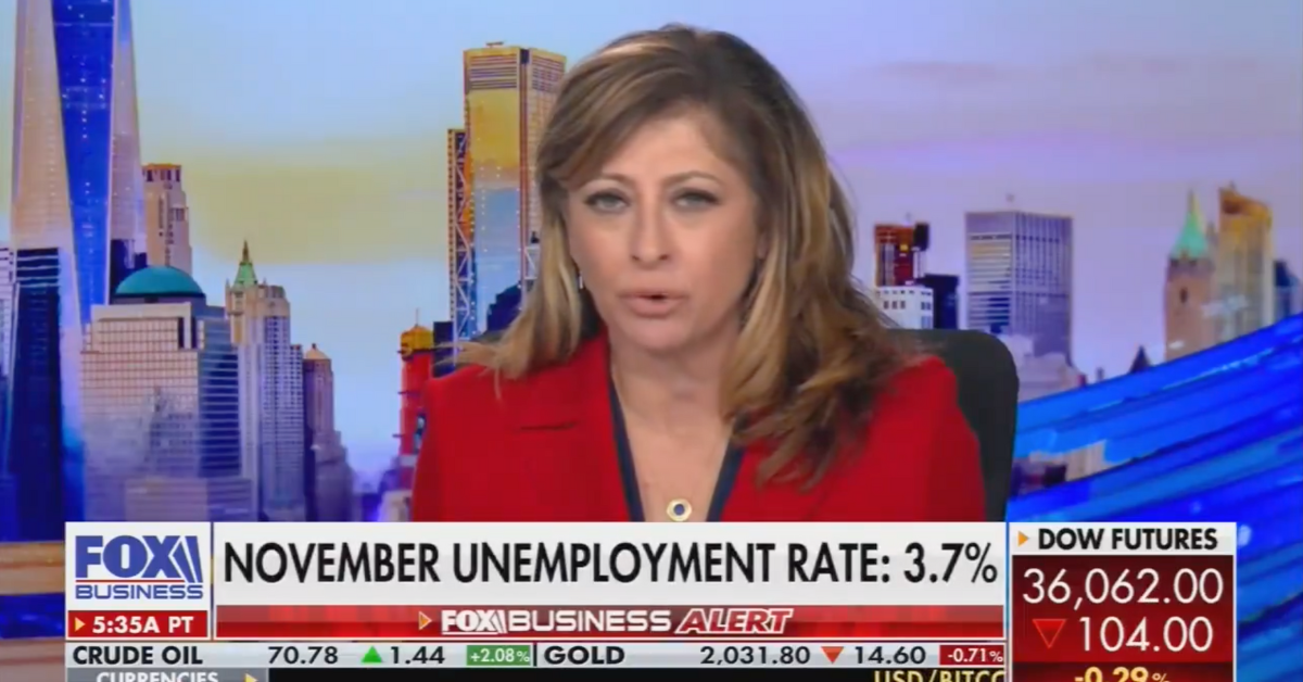 Screenshot of Maria Bartiromo