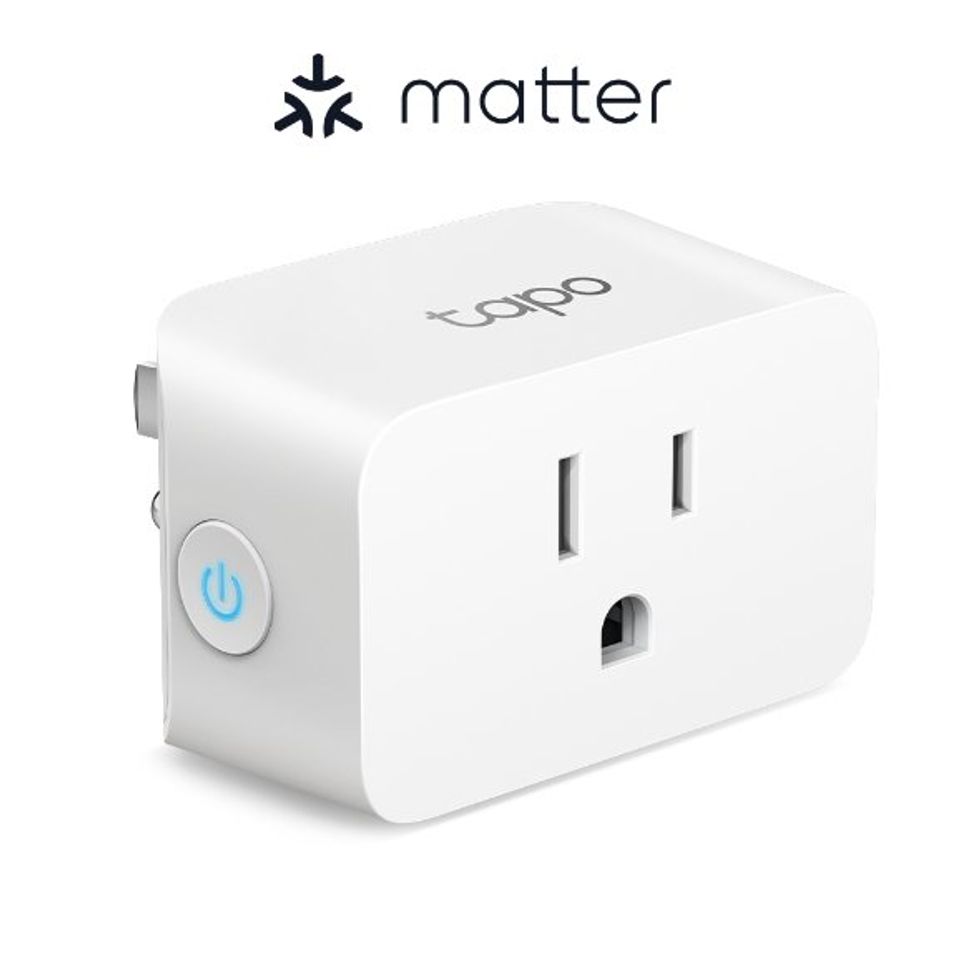 a product shot of TP-Link Tapo Smart Wi-Fi Plug with Energy Monitoring (P125M)