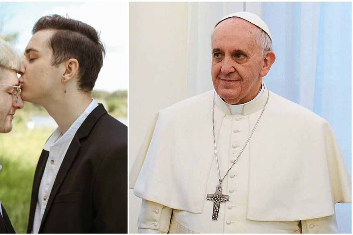 pope francis, same-sex couples, catholics
