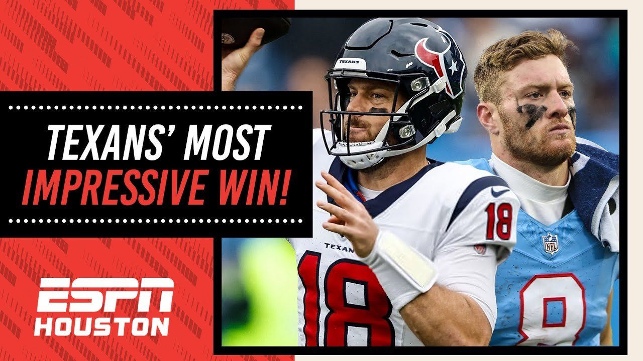 Why this was one of the Texans' most impressive wins ever