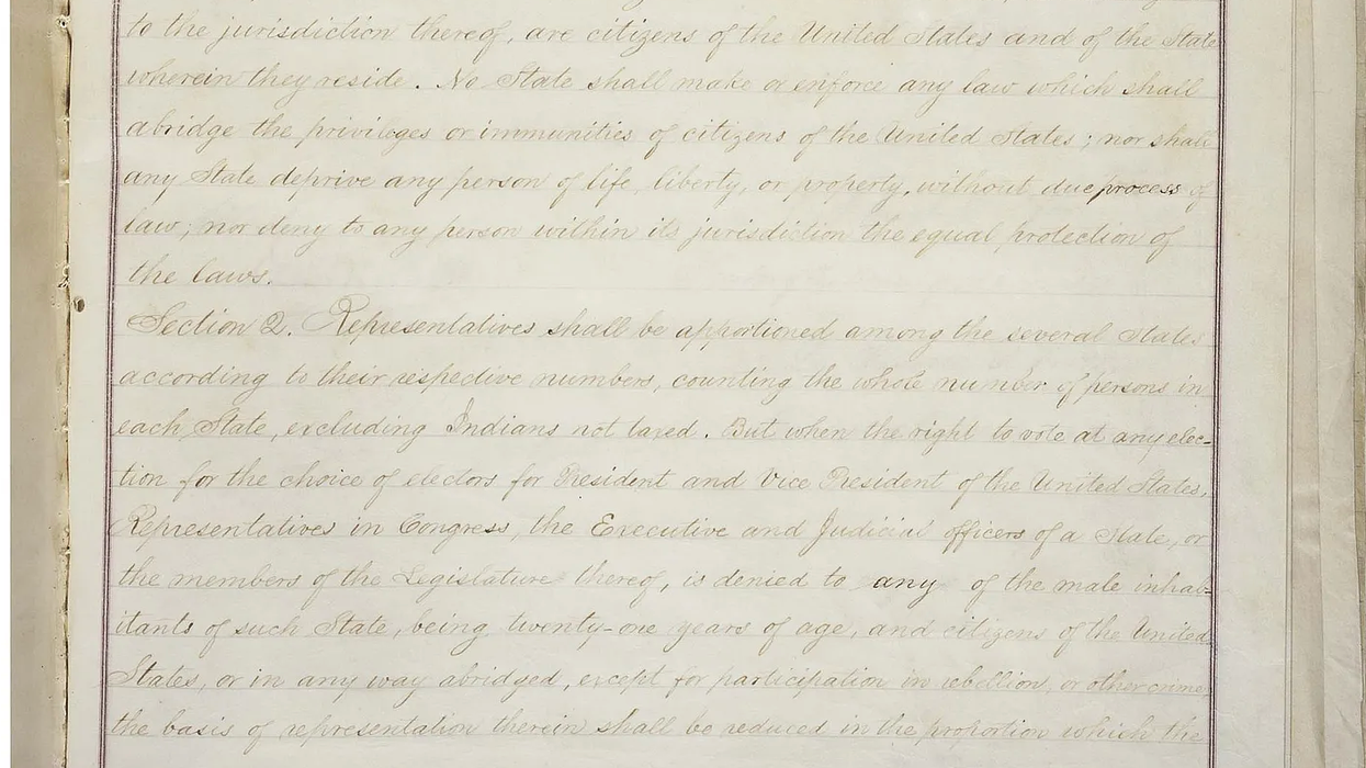 That Wondrous, Thunderous 14th Amendment Down On Trump With Vengeance