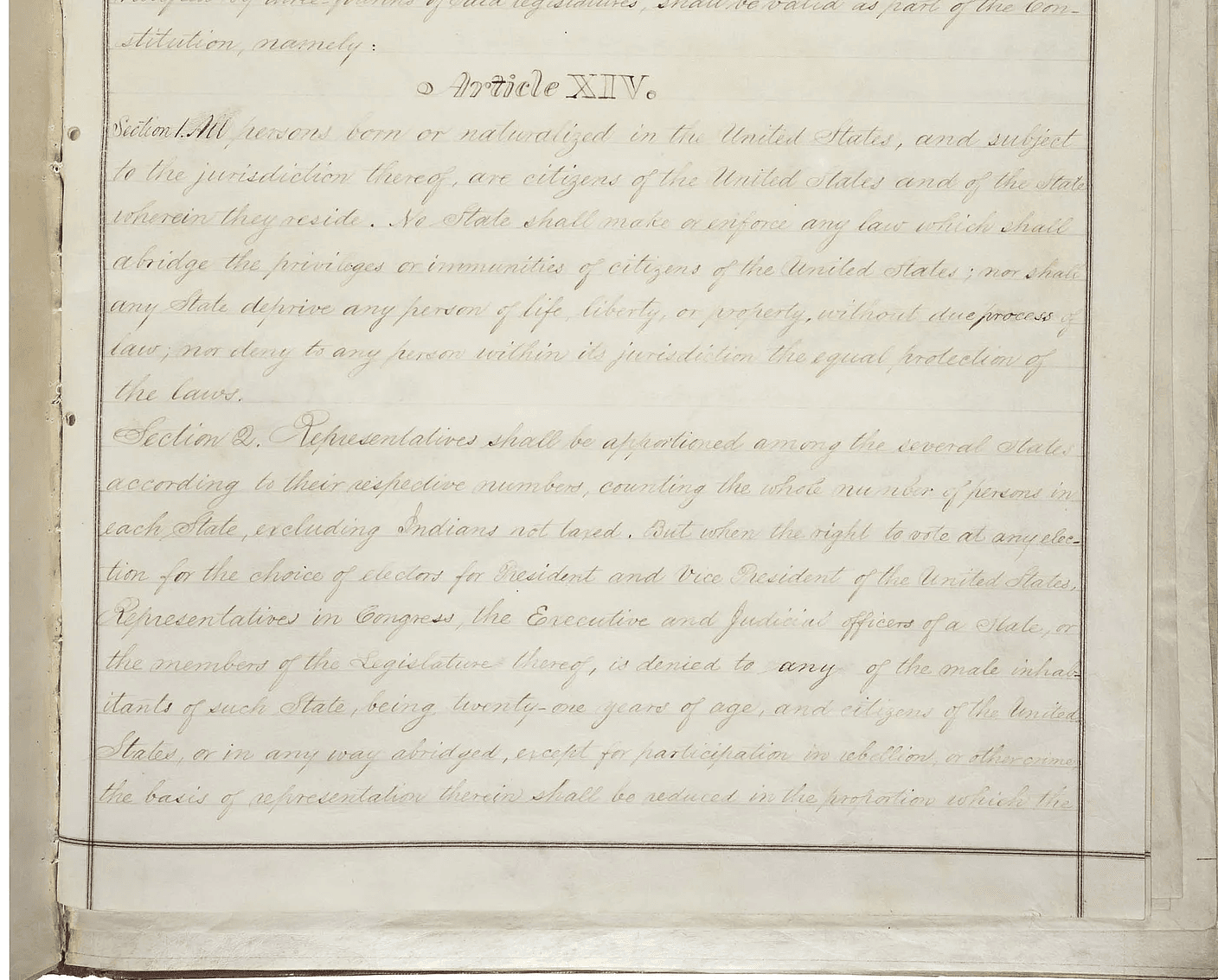 That Wondrous, Thunderous 14th Amendment Down On Trump With Vengeance
